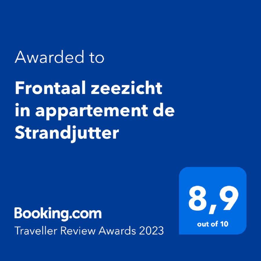 Frontaal Zeezicht In Appartement De Strandjutter Ostende Exteriér fotografie